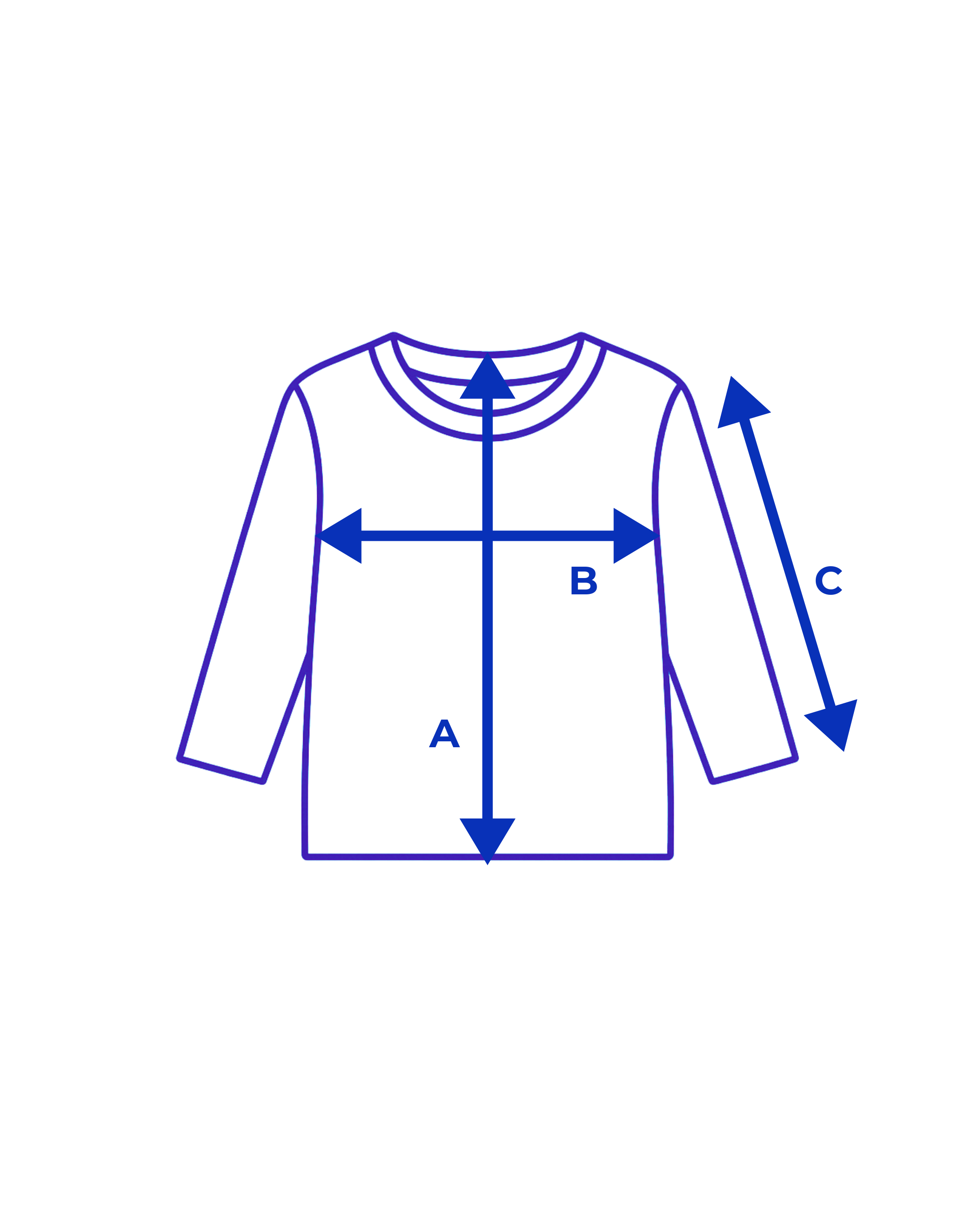 サイズイラスト（Tシャツ）