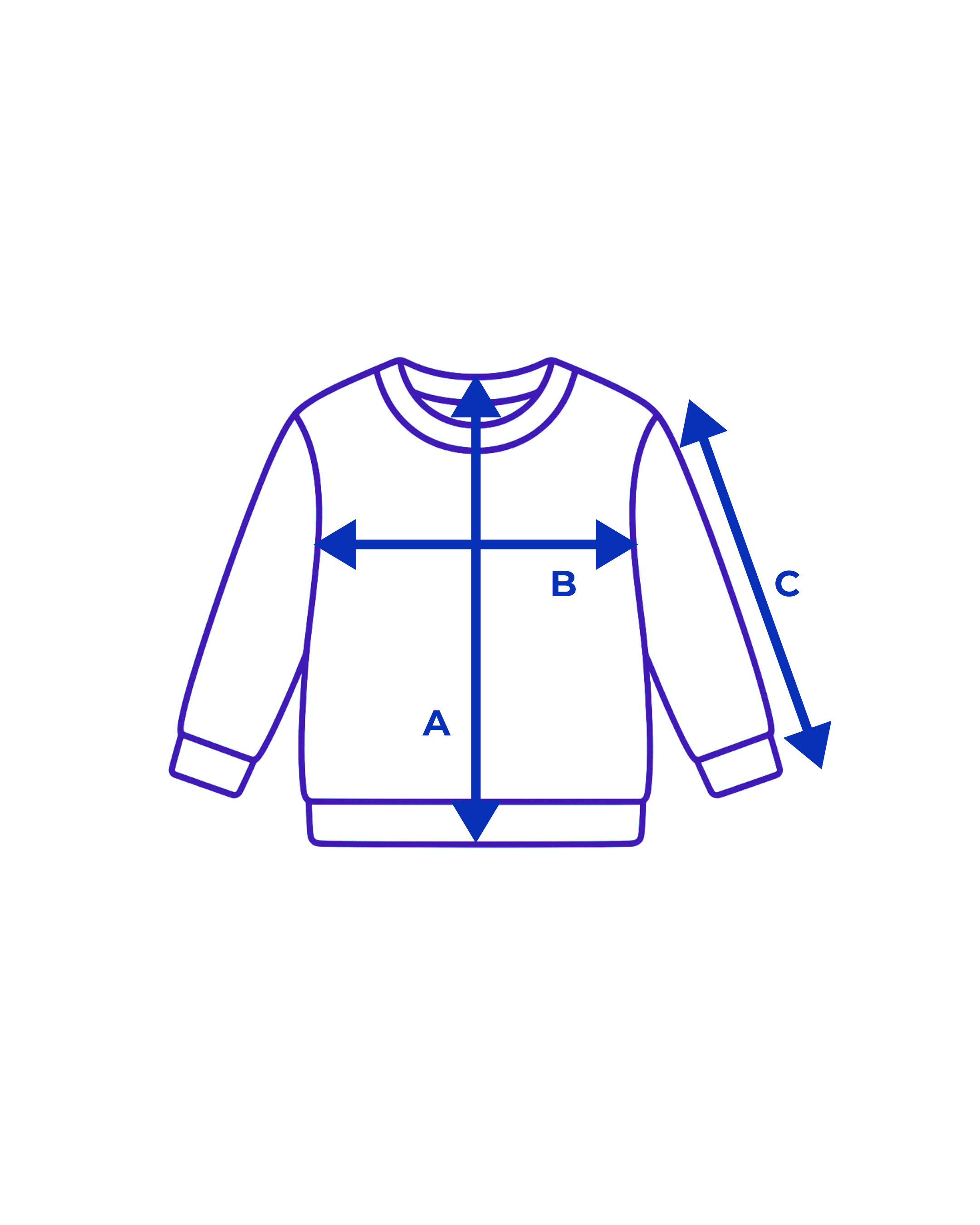 サイズイラスト（セーター）